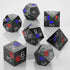 DND Metal Dice Set,Polyhedral Dice Set-Hand-Coloured Rose D&D Dice Set,Perfect in Gift Metal Box for DND Dungeons and Dragons MTG RPG Role Playing...