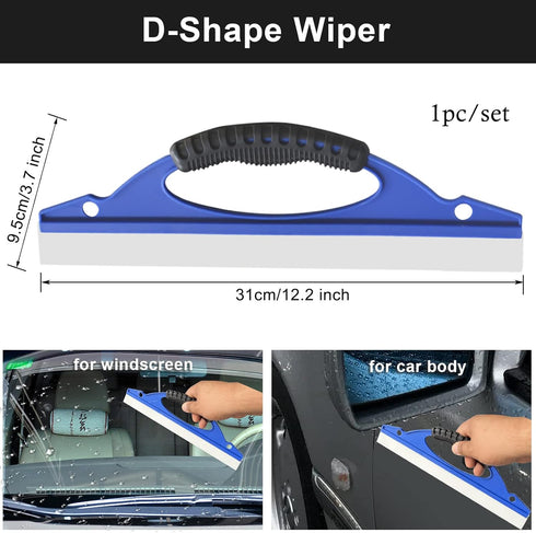 Super Flexible Silicone Squeegee, Auto Water Blade, Water Wiper, Shower Squeegee, Car Windshield, Window, Mirror, Glass Door...