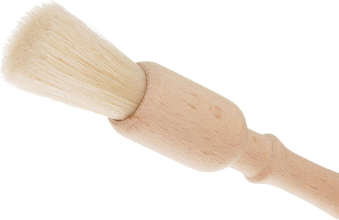 REDECKER Natural Pig Bristle Pastry Brush with Untreated Beechwood Handle for Basting, Glazing and Applying Eggwash, 7-1/4 inches - Pastry Brush f...