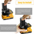 Power Wheel Adapter with Fuse & Switch, Secure Battery Adapter for Dewalt 18V XRP Lithium Battery, with 12 Gauge Wire, Good Power Convertor for DI...