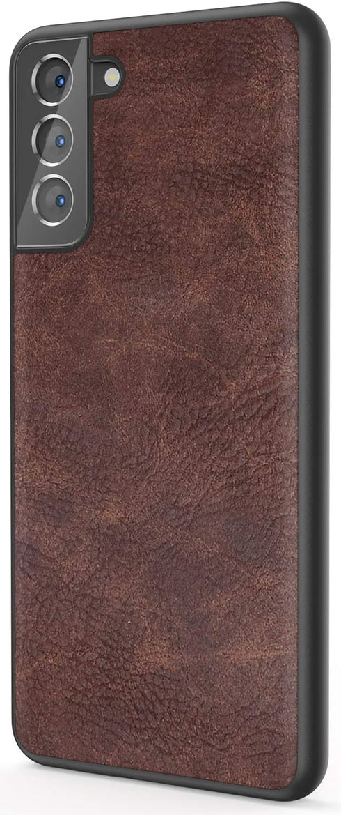 SALAWAT Galaxy S21 Plus Case, Slim PU Leather Vintage Shockproof Phone Case Cover Lightweight Soft TPU Bumper Hard PC Hybrid Protective Case for S...