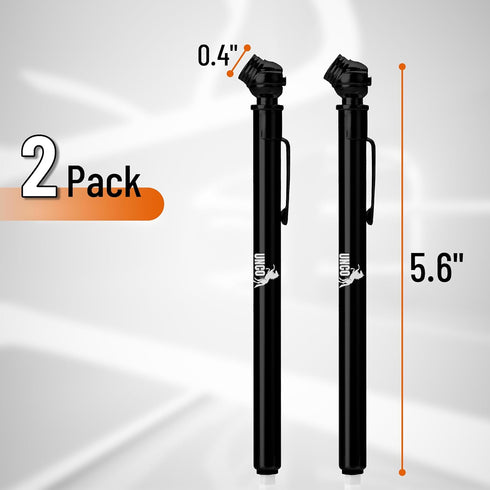 UNCO- Pencil Tire Pressure Gauge, 2 Pack, Black, Tire Gauges for Tire Pressure, Air Pressure Gauge for Tires, Air Gauge Tire Pressure, Car Tire Pr...