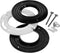 Oatey 43645 Closet Flange Spacer Kit, 1/2-Inch, Black and White...