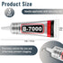 B-7000 Craft Glue for Jewelry Making, Multi-Function B-7000 Super Adhesive Glues Liquid Fusion Glue for Rhinestones Crafts, Clothes Shoes, Fabric,...