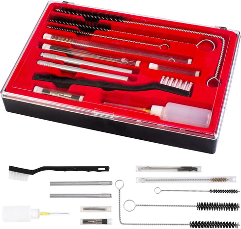 CANOPUS Professional Spray Gun Cleaning Kit, 23 Piece Complete Maintenance Set for Cleaning HVLP Spray Guns, Paint Guns, Air Tools, Airbrush, Stor...