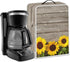 Sunflower Print Coffee Maker Cover Blender Dust Cover Juice Machine Protector Covers Kitchen Appliance Case Kitchen Tool with Top Handle...