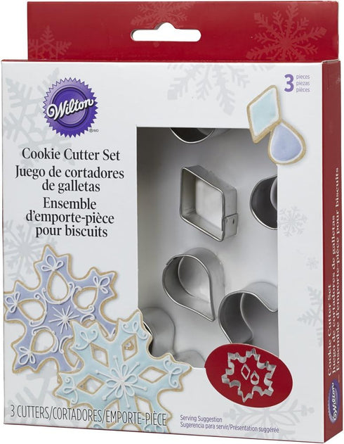Wilton 3-Piece Snowflake Cookie Cutter Set...