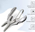 Mini Multitool Keychain Set - Multifunctional All In One Pocket Tool - 6-in-1, Plier, Wire Strippers, Phillips Screwdriver, Knife, File & Flat, Wi...