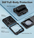 FNTCASE for Samsung Galaxy Z-Flip5 Case: Military Grade Drop Protection Shockproof Cell Phone Cover with Belt Clip Holster & Kickstand | Protectiv...