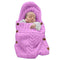 XMWEALTHY Newborn Baby Wrap Swaddle Blanket Knit Sleeping Bag Receiving Blankets Stroller Wrap for Baby(Pink) (0-6 Month)...