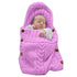 XMWEALTHY Newborn Baby Wrap Swaddle Blanket Knit Sleeping Bag Receiving Blankets Stroller Wrap for Baby(Pink) (0-6 Month)...