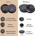 ZNYCYE 2 Pack Upgraded Solar Replacement Top(Top Size 3.15 in, Bottom Size 2.76 in) Double LED Light Modes for Outdoor Lanterns Garden Patio Decor...