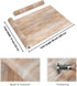 CRE8TIVE Brown Grey Wood Wallpaper Peel and Stick Textured Light Wood Contact Paper for Cabinets Countertops Waterproof Self Adhesive Removable Fa...