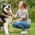 Dog Treat Pouch with Training Clicker Silicone Treat Bag Fanny Pack with Waist Belt for Pet Training Walking Upgrade Stronger Magnetic Closure to ...