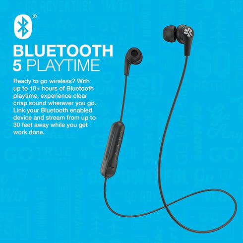 JLab JBuds Pro Bluetooth Wireless Signature Earbuds, Black, Titanium 10mm Drivers, 10-Hour Battery Life, Music Controls, Noise Isolation, Bluetoot...
