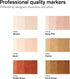 Winsor & Newton ProMarker Brush Set, 6 Count, Skin Tones...