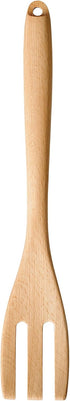 IKEA RÖRT Kitchen Tool Set of 3. Round Spoon, Square Spoon and Fork. Beach Wood...