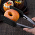 Cooking Tongs 9 inches and 12 inches Stainless Steel Kitchen Silicone Serving Tong Heat Resistant Meat Turner Spatula Tongs with Locking Handle Jo...