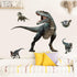 Kiddale T-Rex Giant Wall Stickers,Peel and Stick Removable Dinosaur Wall Decals for Kids Boys Girls Adult Bedroom Living Room...