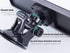 Frameless anti-glare rearview mirror, universal car interior rearview mirror, anti-glare adhesive suction cup blue mirror car endoscope (9.4 "X2.5...
