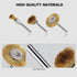 15 Pieces Copper Wire Brushes, Wire Brush Wheel, Copper Wire Polishing Wheel Kits for Dremel Rotary Tools (1/8 Inch Mandrel)...
