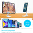 Cell Phone Stand, Folding Desktop Phone Stand, Angle Height Adjustable Mobile Phone Holder for Desk, Office, Tablet Stand Compatible with All Phon...