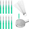 10pcs Shower Head Cleaning Tool, Shower Head Cleaner Picks with 10 Shower Head Cleaner Brush Gap Hole Anti-Clogging Cleaning Brush for Shower Head...