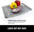 Large Cutting Board with Juice Grooves, 12.99" Thick Cutting Board for Vegetable and Meat, Non Slip Chopping Board for Kitchen with Easy Grip Hand...