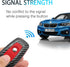 Soft Silicone Rubber Carbon Fiber Texture Cover Protector Compatible with BMW 1 3 4 5 6 7 Series and X3 X4 M5 M6 GT3 GT5 Keyless Remote Control Sm...