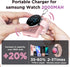 Portable Watch Charger for Samsung,2000mAh 2-in-1 Magnetic Travel Emergency Power Bank,Keychain Galaxy Watch Charger for Samsung Galaxy Watch 6/6 ...