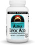 Source Naturals Alpha Lipoic Acid 100 mg Supports Healthy Sugar Metabolism, Liver Function & Energy Generation - 120 Capsules...