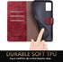 SUANPOT for Samsung Galaxy A02S with RFID Blocking Leather Wallet case Credit Card Holder, Flip Folio Book Phone case Shockproof Cover for Women M...