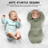 MEXXI Swaddle Baby Sleep Sack with Arms Up, Baby Transitional Swaddle with Double Zipper, 0.5 TOG, 13-19 lbs, M...