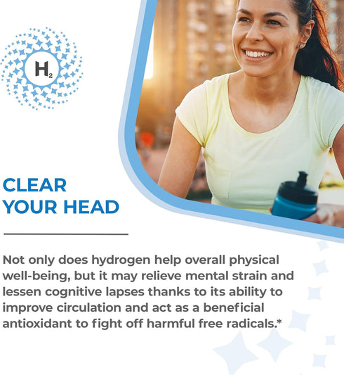 True Nano H2 with Garlic by H2 Universe | Molecular Hydrogen with Active Hydrogen Nanobubbles, Boosts Energy, Powerful Antioxidant| 60 Capsules...