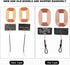 DIY Qi Charging Receiver Module Ultra Thin Charging Receiver Module Circuit Board Coil Charger, 5V 1A, Plug and Play...