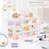 Desk Storage Organizer with 9 Mini Drawers, FODIENS Clear Desktop Craft Drawer Cabinet, Stackable Storage Box Caddy for Makeup Jewelry Office Craf...