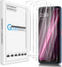 Orzero (4 Pack) Compatible for T-Mobile REVVL 6x 5G / REVVL 6 5G Tempered Glass Screen Protector, Protector De Pantalla 2.5D Arc Edges 9H HD Bubbl...