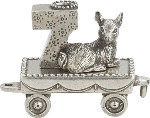 DANFORTH – Birthday Train (7- Fawn) – Handcasted Pewter Birthday Party Decorations – Made in USA...