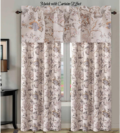 H.VERSAILTEX Blackout Curtain Valances for Kitchen Window/Living Room/Bathroom Privacy Added Rod Pocket Home Decoration Winow Valance, 52" W x 18"...