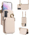 Furiet Wallet Case for Samsung Galaxy S21 5G 6.2 inch with Shoulder Strap Ring Buckle, Luxury PU Leather Zipper Flip Organ Purse, Credit Card Hold...