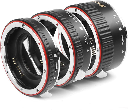 SHOOT AF Auto Focus Macro Extension Tube Set for Canon EOS EF EF-S Lens DSLR Cameras 1100D 700D 650D 600D 550D 500D 450D 400D 350D 300D 100D 70D C...