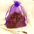 100pcs Organza Drawstring Gifts Bags for Jewelry Women,Coin, 5x7 Inches Sheer Fabric Mesh Purple Plain Pull String Sack for Baby Shower,Christmas,...