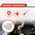 50PCS Aluminum Engine Oil Drain Plug Washer Gaskets 94109-14000 Compatible with Honda Part...