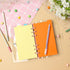 3 Pack A6 Soft PVC 6-Ring Binder Cover Clear Budget Binder Clear A6 6-Hole Planner Binder Cover Yellow Purple Pink Round Ring Binder Cover for Ref...