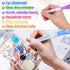 Magnetic Dry Erase Markers, Liquid Chalk Markers Ultra Fine Tip for Acrylic Calendar, Whiteboard Markers with Erasers Cap for Planning Whiteboard,...