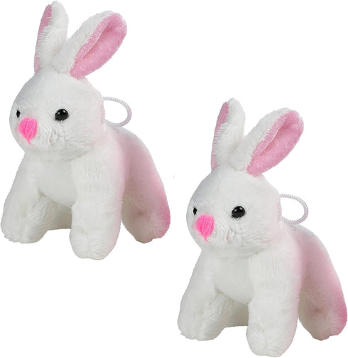 Bedwina Plush Stuffed Animals - Farm Animal Toys - (Pack of 12 Bulk) 5 Inch Soft Cuddly Plushed Cow, Pig, Bunny Rabbit, Dog, Party Favors, Gifts, ...