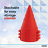Superio Sand Shaper Tower and Cone Shape, Sand Box Castle Tower Red 10" Kids Durable Outdoor Toys Winter Snow Fort, Snow Castle, Summer Sand Box, ...