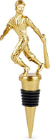 Foster & Rye Baseball Trophy Wine Bottle Stoppers - Gold-Plated Champagne Glass Bottle Stopper, Wine Cork Decorations, Bar Accessories, One Size, ...