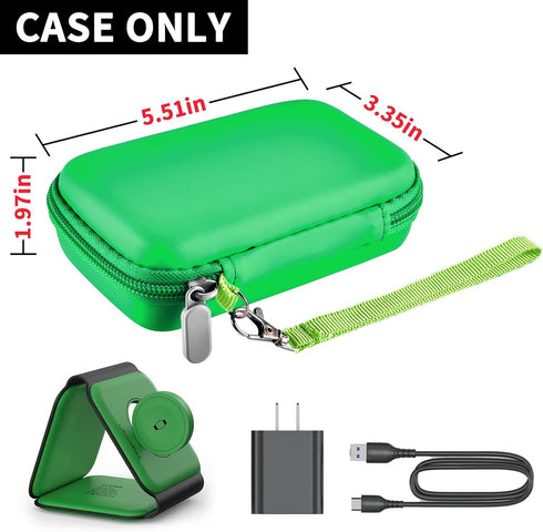 Travel Case for UCOMX for Nano/for Rtops/for Hicober/for Iseyyox 3 in 1 Wireless Charger, Foldable Magnetic Charging Station Storage Holder Bag fo...