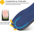 Arch Support Insoles for Women and Men Orthotic Plantar Fasciitis Pain Relief Relieve Flat Feet High Arch Foot Pain Apply to Sneakers or Work Boot...